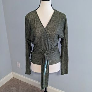 J Crew wrap around sweater